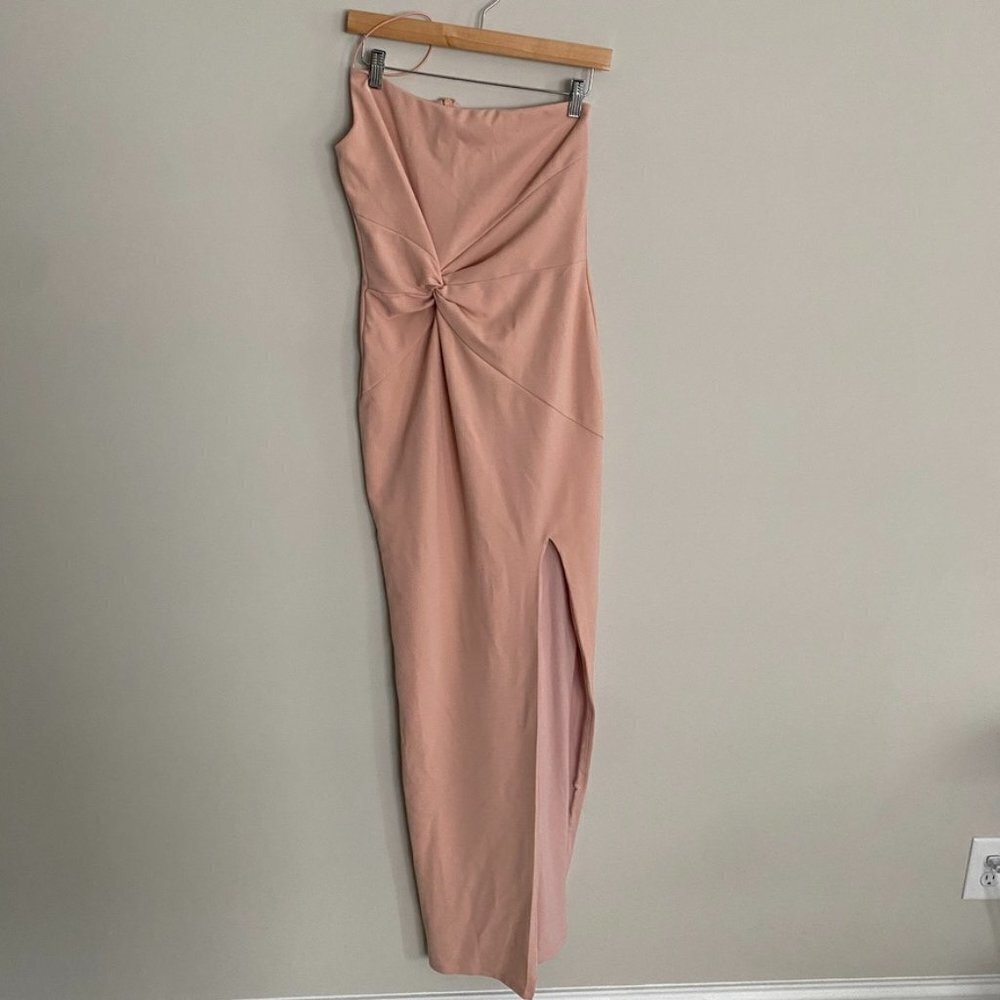 Nookie Revolve Lust One Shoulder Maxi Dress Pink - Picture 2 of 9